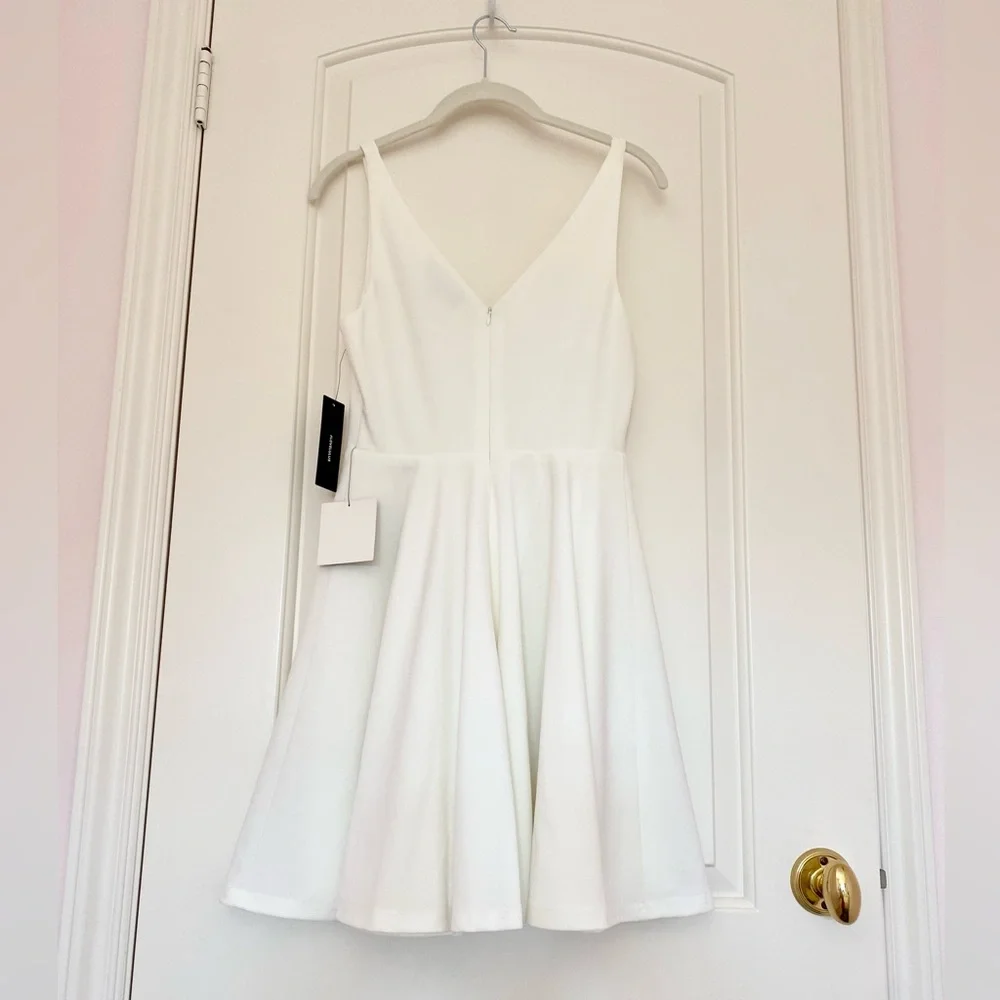 Lulu’s Darling Delight White Skater Dress- Women’s S - Picture 15 of 16